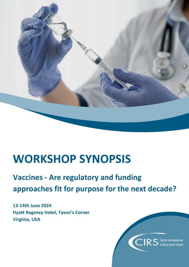 CIRS Vaccines Workshop synopsis front cover