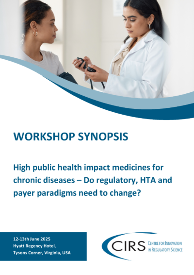 Front cover of the synopsis from the CIRS Chronic Diseases Workshop in June 2025