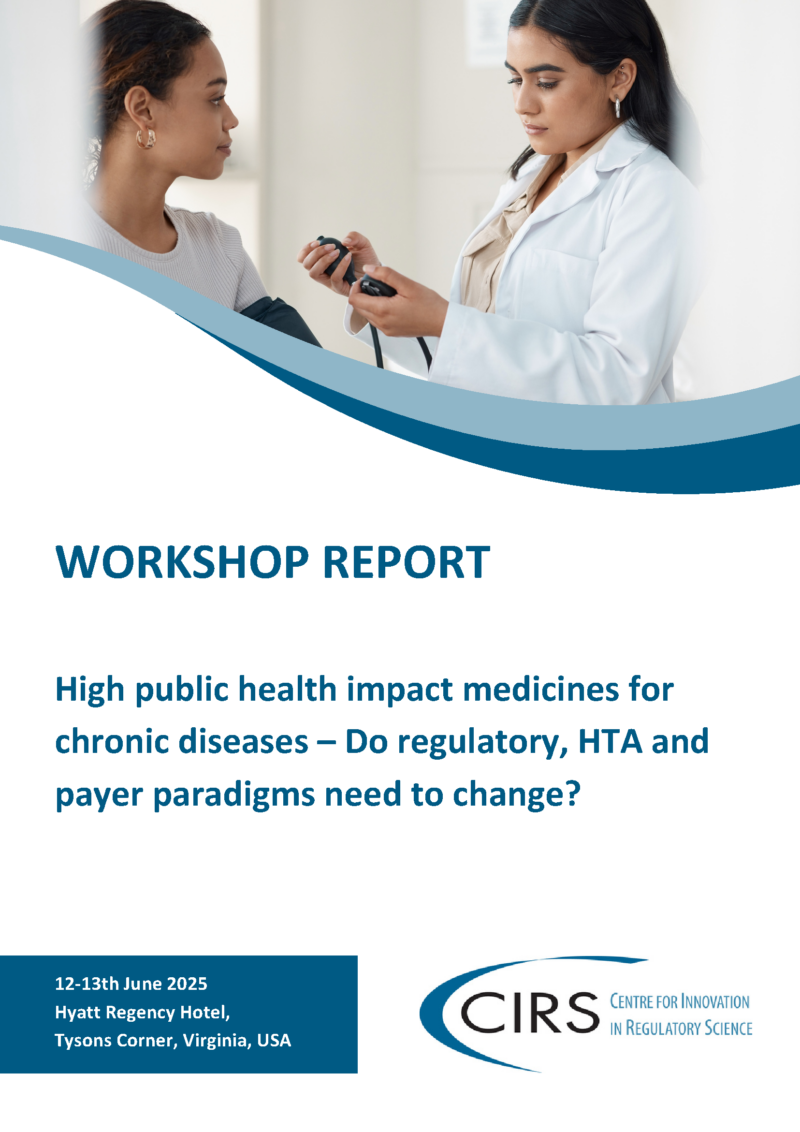 Front cover of the synopsis from the CIRS Chronic Diseases Workshop in June 2025