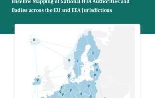 Front cover of CIRS R&D Briefing 105 entitled HTA Landscape under the EU HTA Regulation