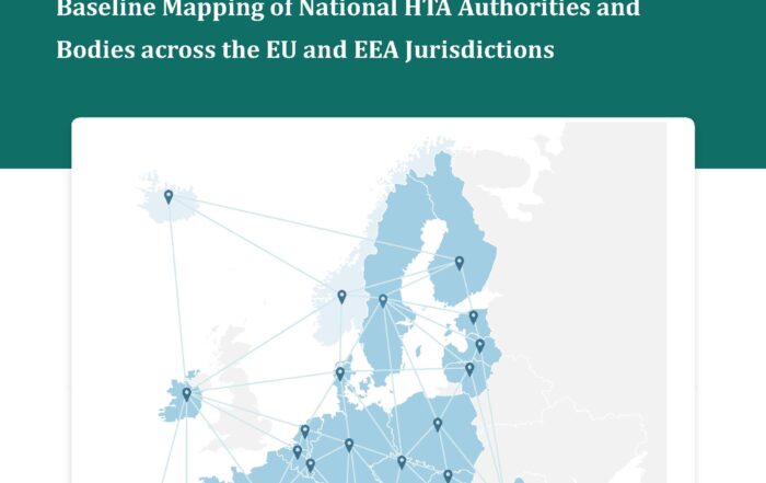 Front cover of CIRS R&D Briefing 105 entitled HTA Landscape under the EU HTA Regulation